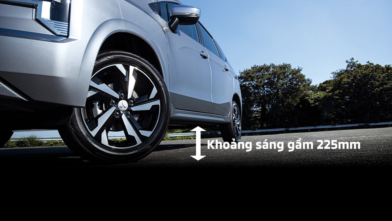 mitsubishi xpander tại huế-khoảng gầm