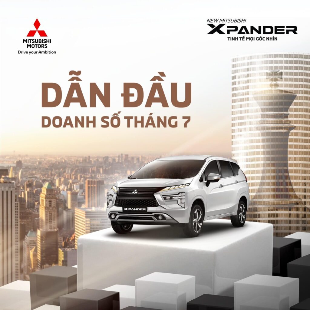 doanh số xpander tháng 7/2023