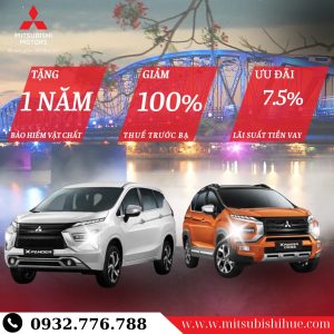 giá xe mitsubishi huế tháng 12